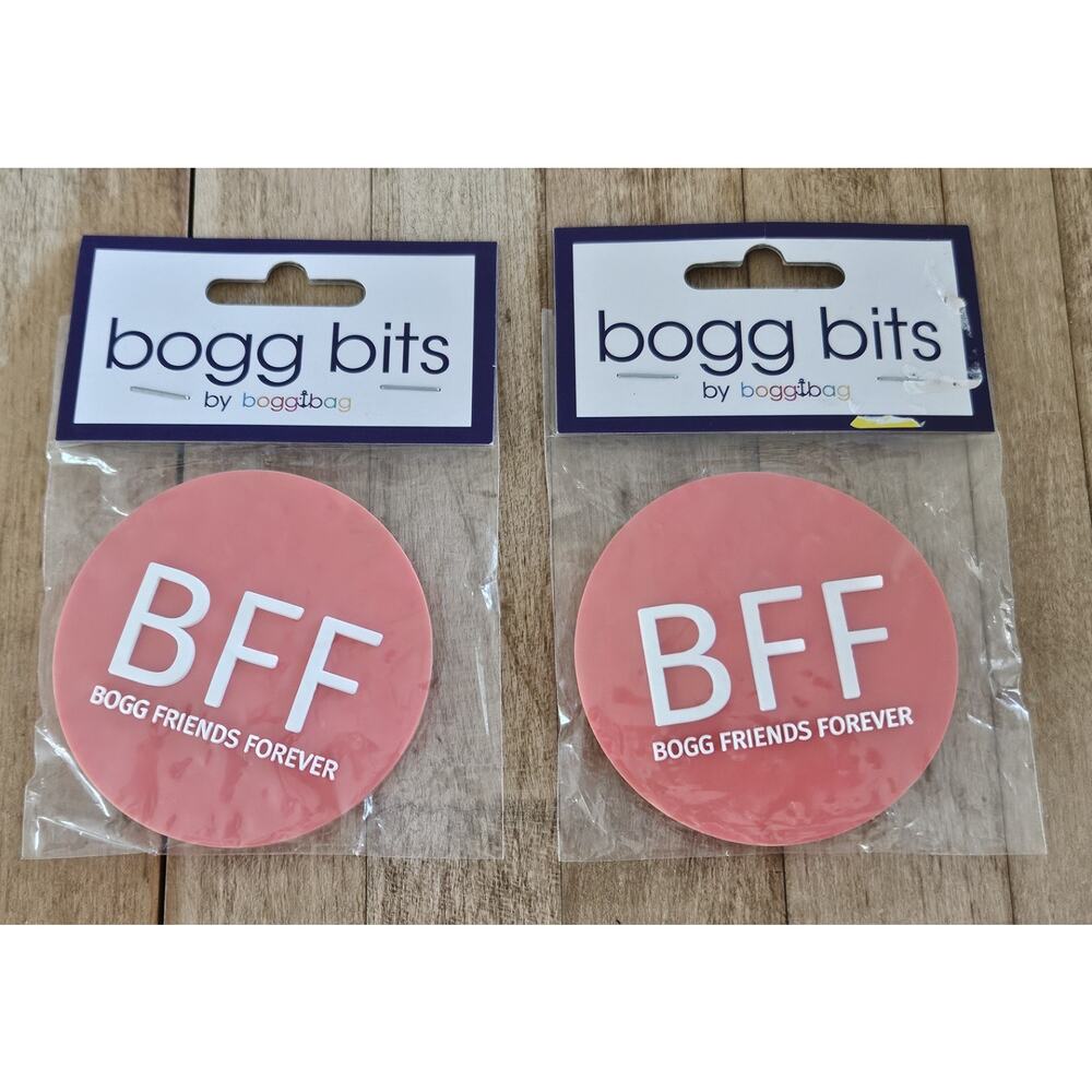 NEW Bogg Bits ~Pair Of 2, BFF ~ BOGG FRIENDS FOREVER, One For You, One For BFF!!
